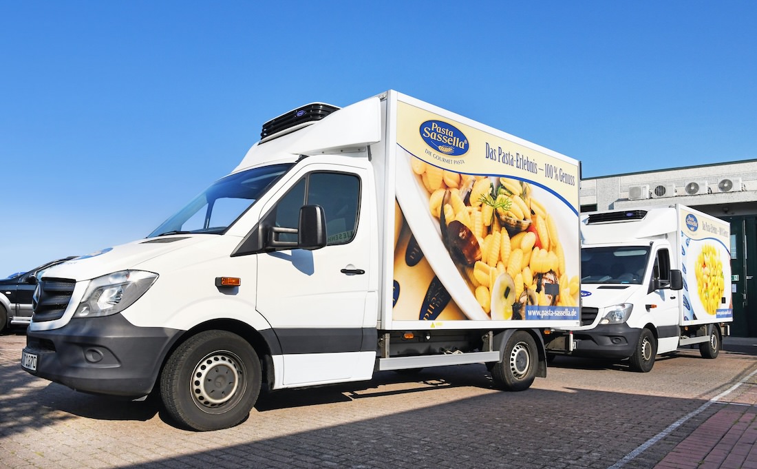 Bild Pasta Sassella Lieferwagen